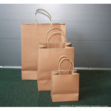 Sacs à papier en papier recyclé Sac en papier de luxe personnalisé pour cadeau